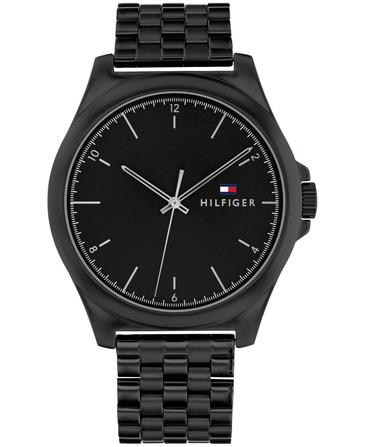 Tommy Hilfiger Mens Quartz Black Stainless Steel Watch 42mm - Black Product Image