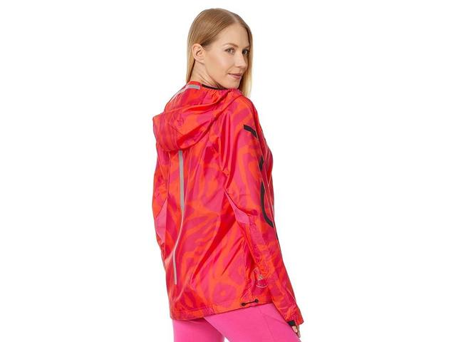 adidas by Stella McCartney TruePace Running Jacket Printed IP2489 (Real Magenta) Women's Clothing Product Image