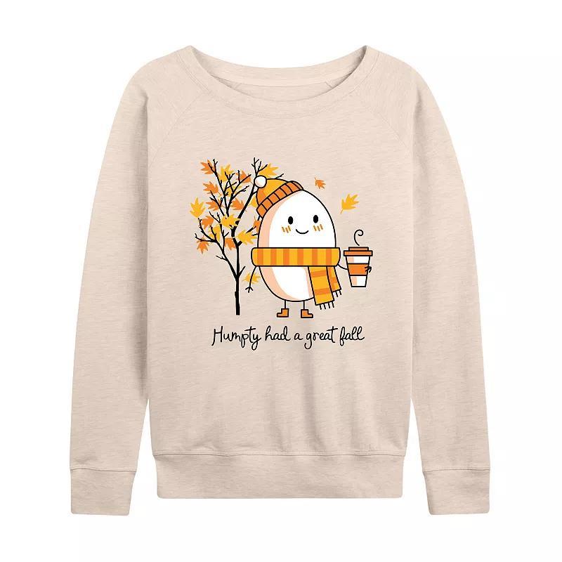 Womens Humpty Had A Great Fall Lightweight French Terry Sweatshirt Product Image