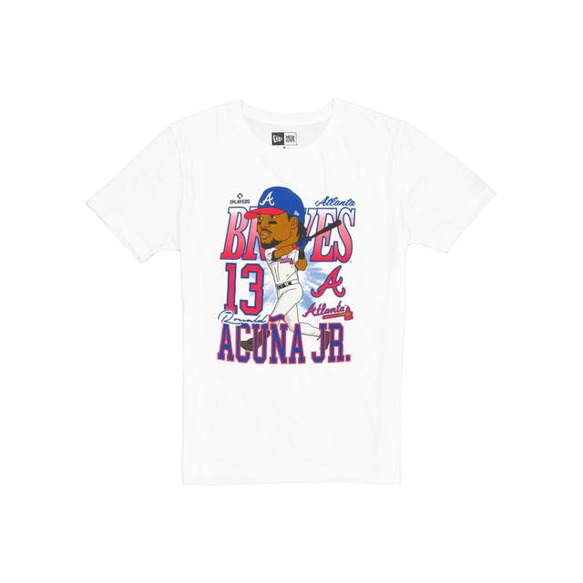 Atlanta Braves Ronald Acuña Jr. Caricature T-Shirt Male Product Image