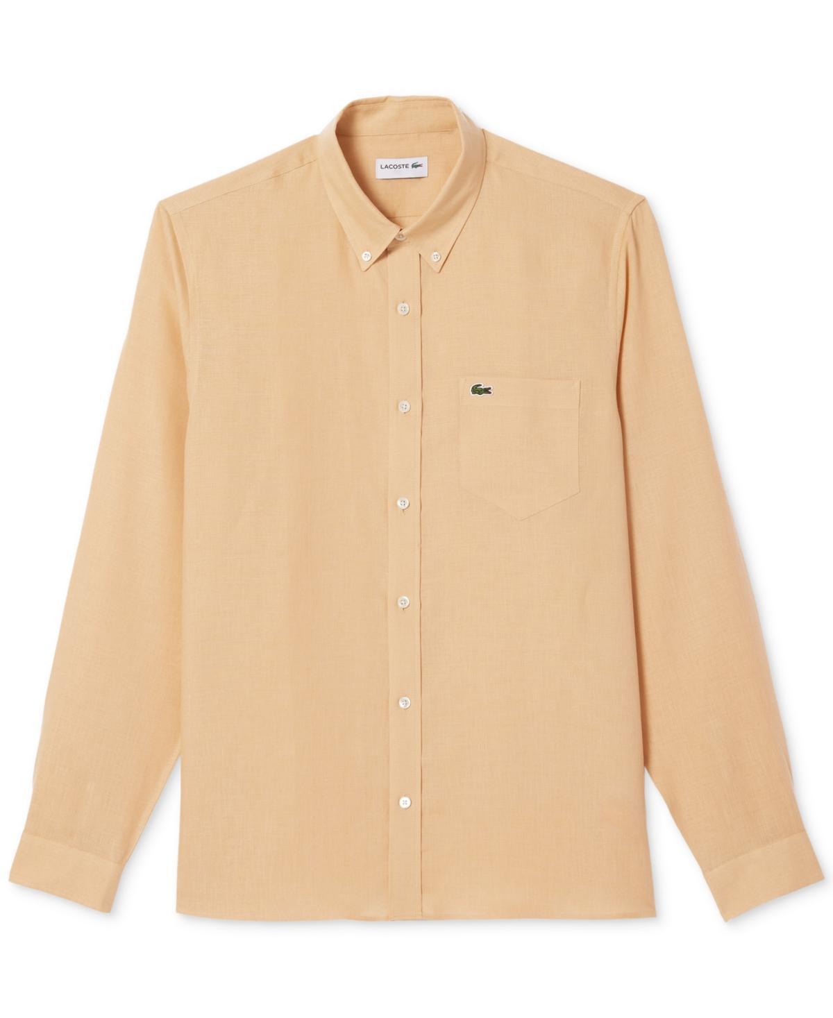 Mens Linen Button-Down Shirt Product Image