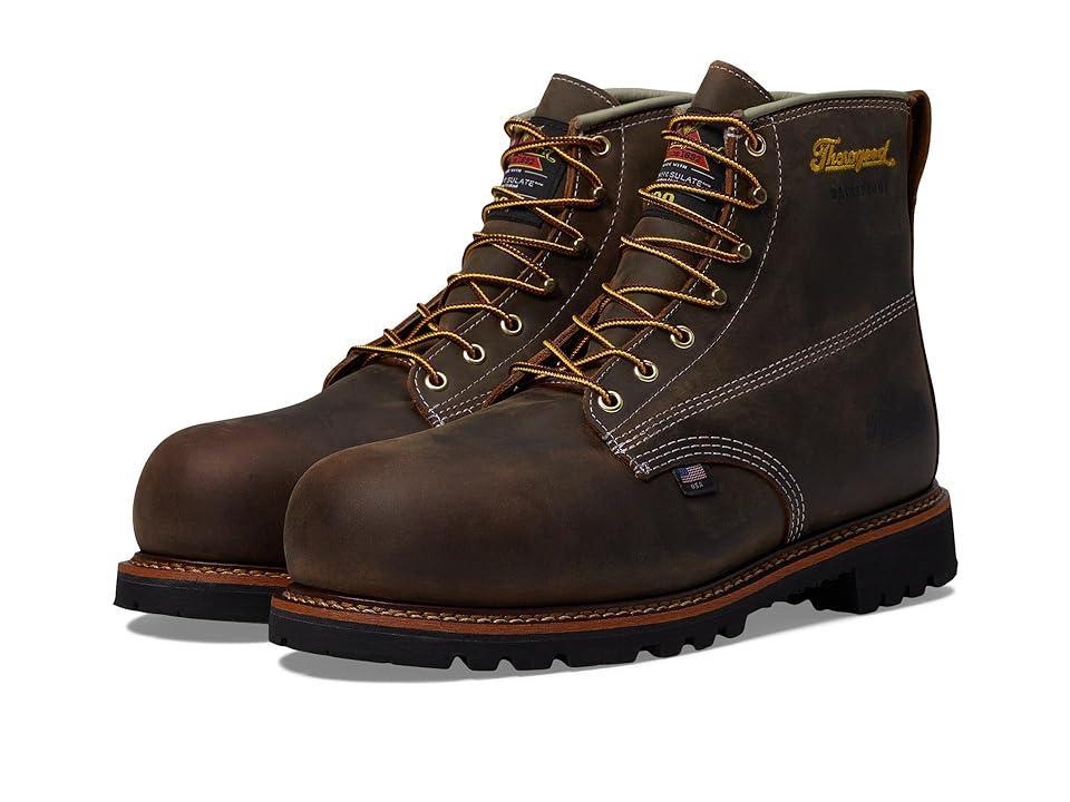 Thorogood American Heritage 6 Waterproof Insulated Safety (Crazy Horse) Men's Boots Product Image