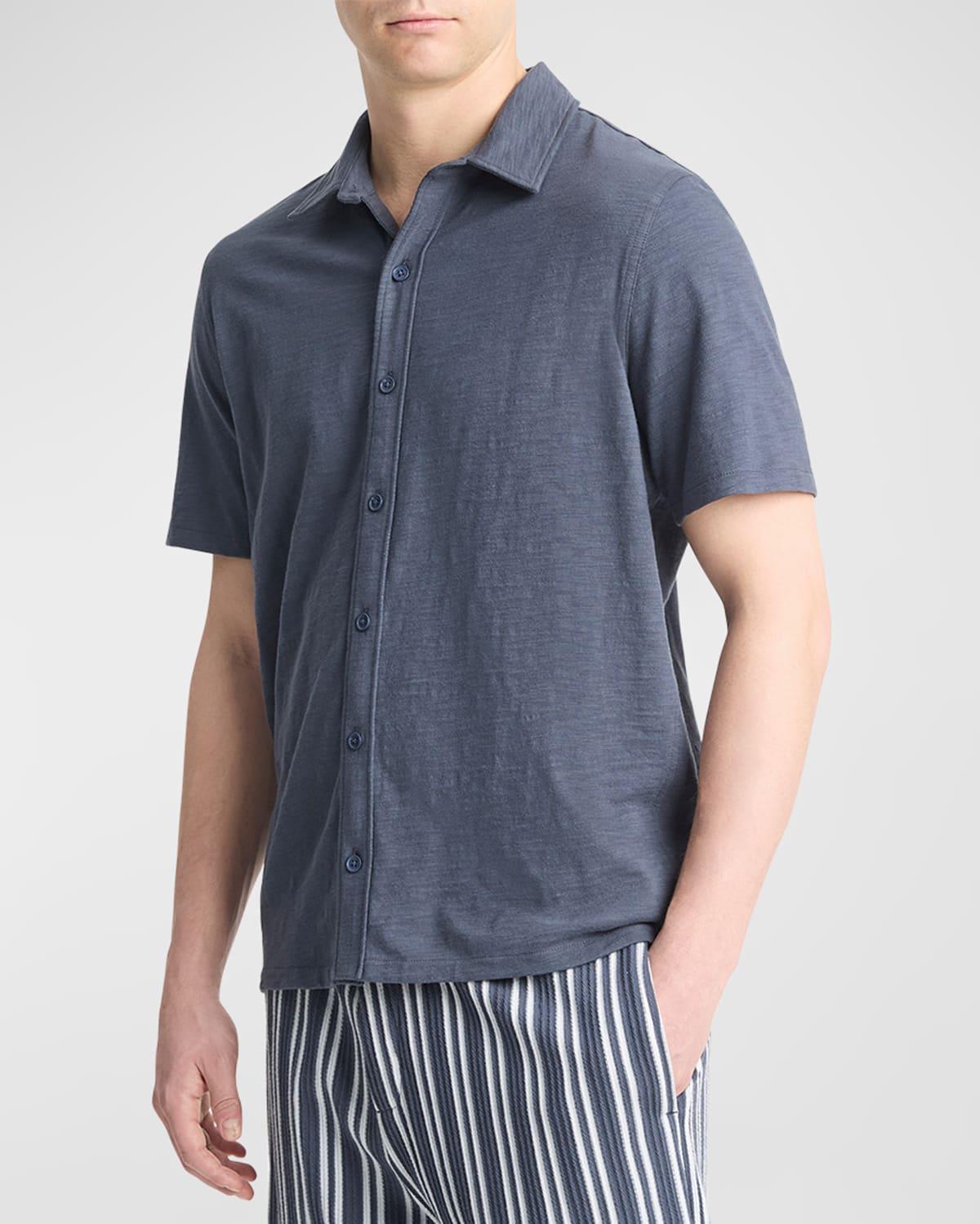 Mens Heavy Slub Short-Sleeve Shirt Product Image