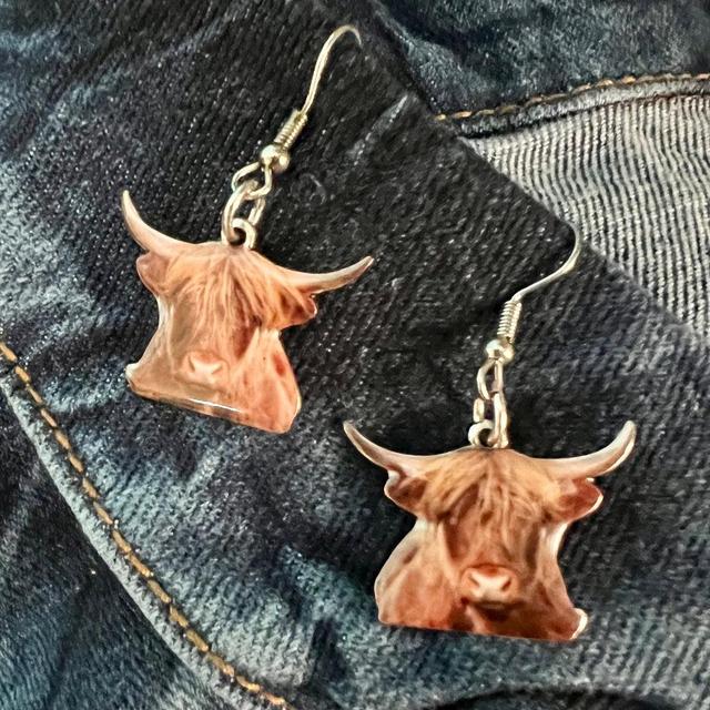 The Highland Cow Earrings Product Image