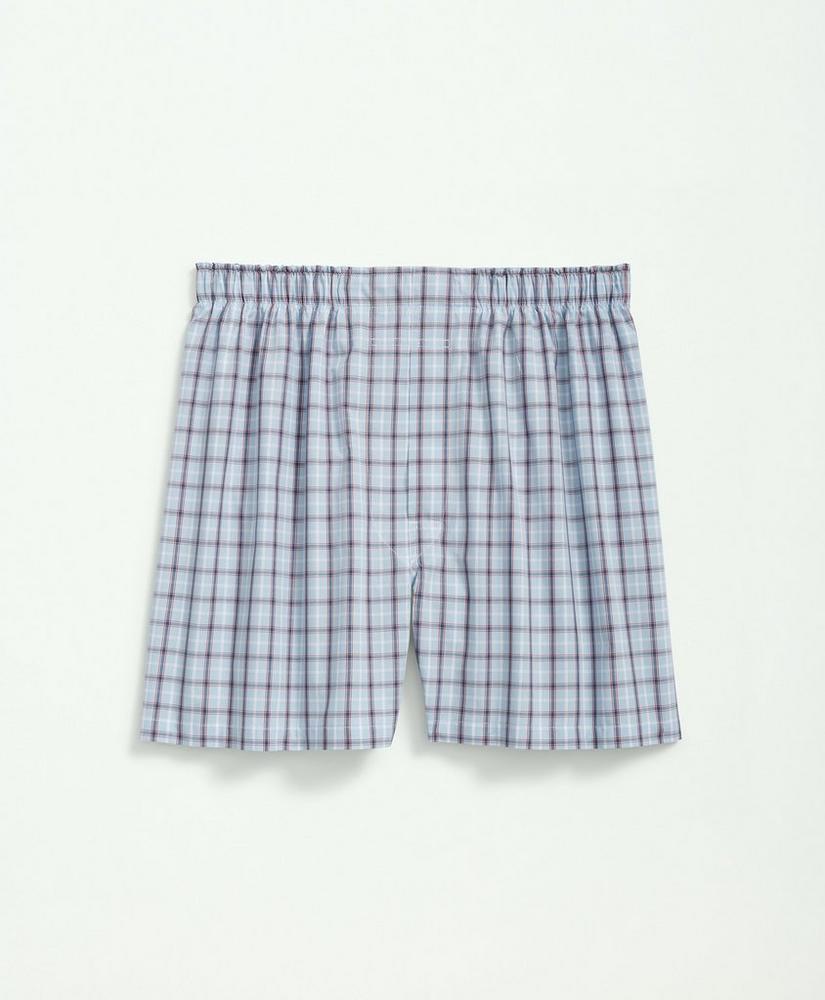 Cotton Broadcloth Plaid Boxers Product Image