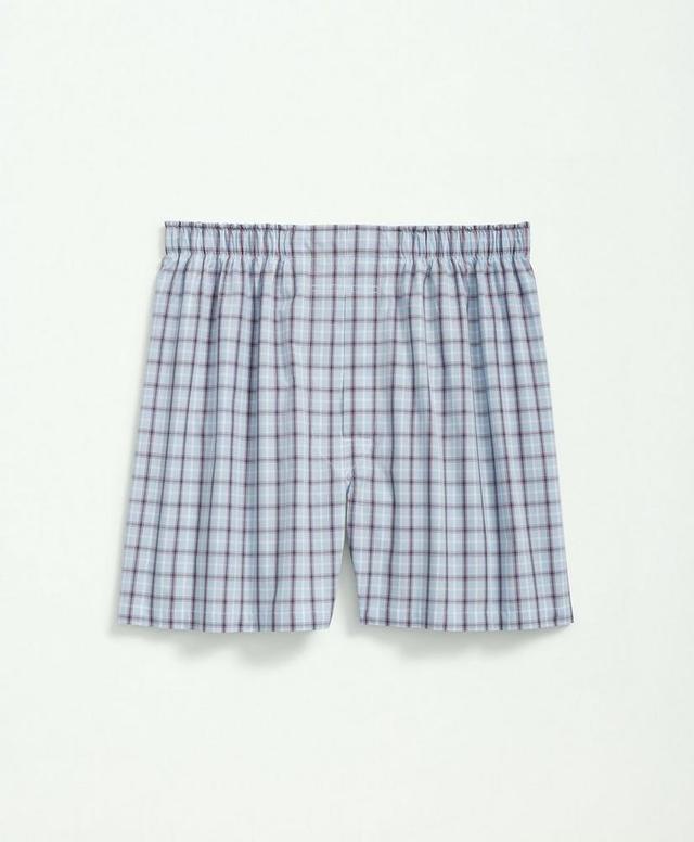 Cotton Broadcloth Plaid Boxers Product Image