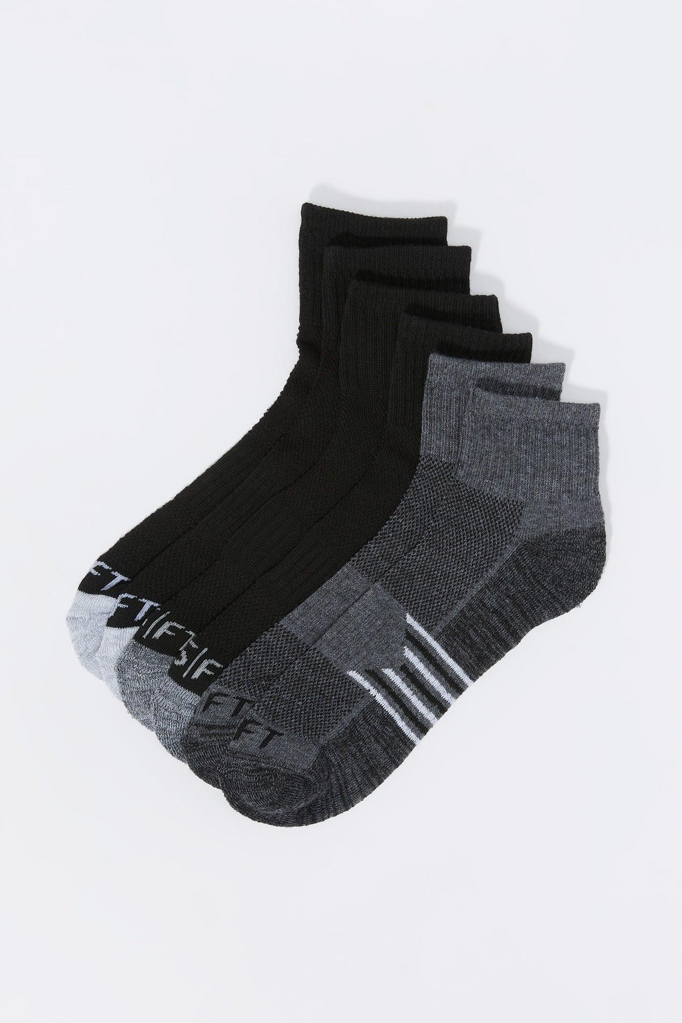 Assorted Athletic Quarter Socks (6 Pack) Male Product Image