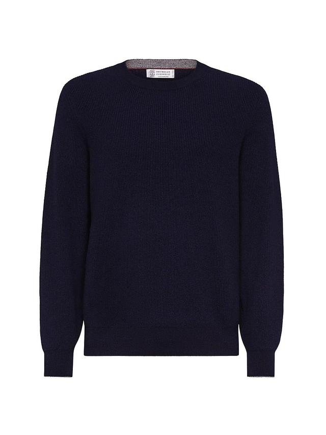 Mens Cashmere English Rib Sweater Product Image