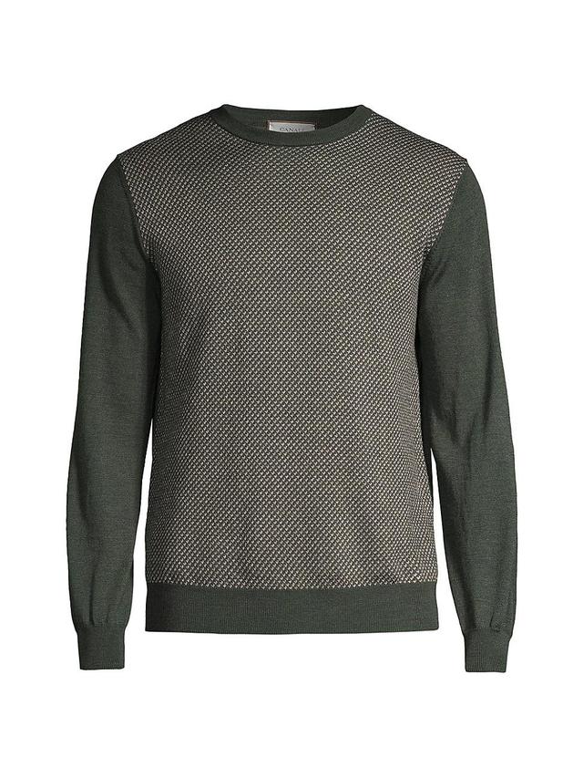 Mens Wool Crewneck Sweater Product Image