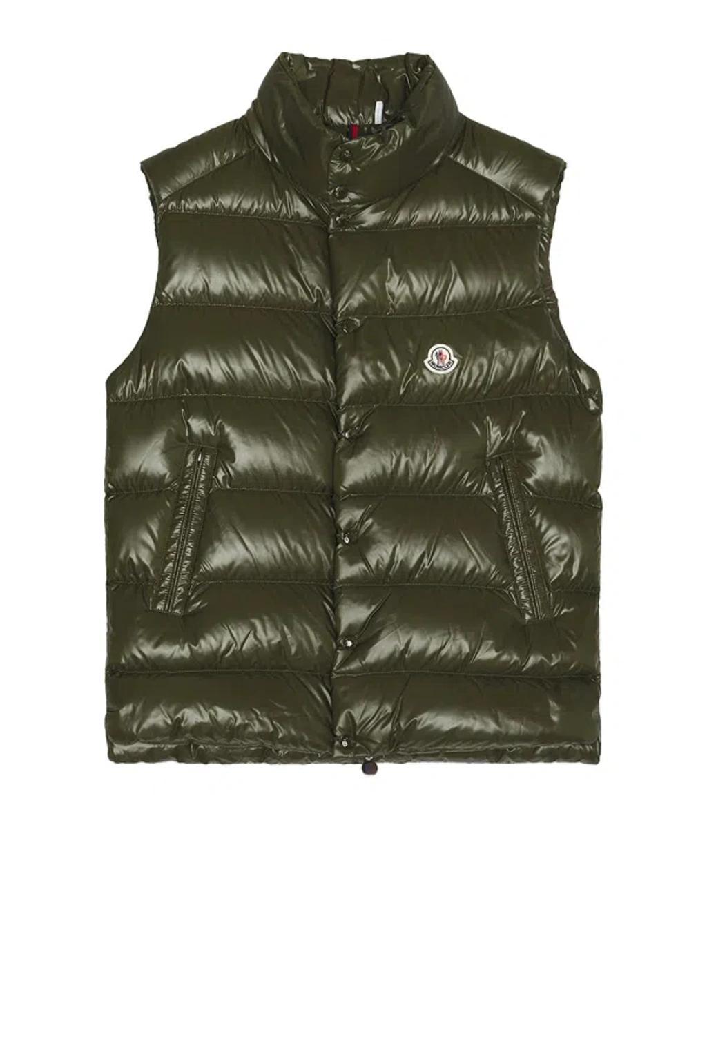 MONCLER Tibb Vest In Green Product Image