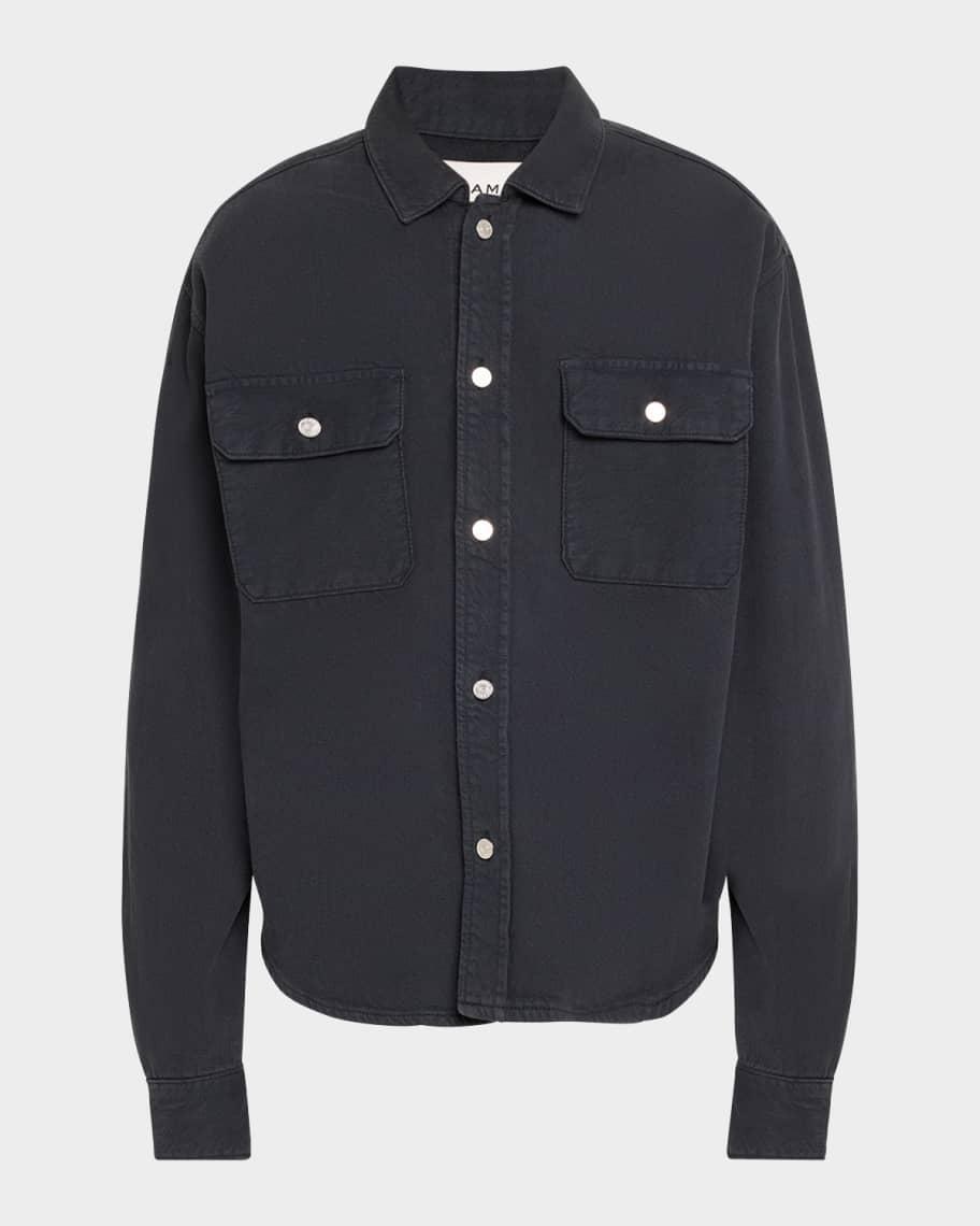 Men's Textured Terry Overshirt Product Image