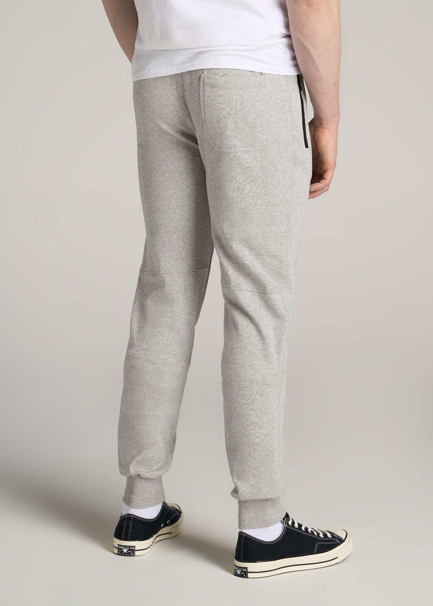 Wearever French Terry Men's Tall Joggers in Grey Mix Male Product Image