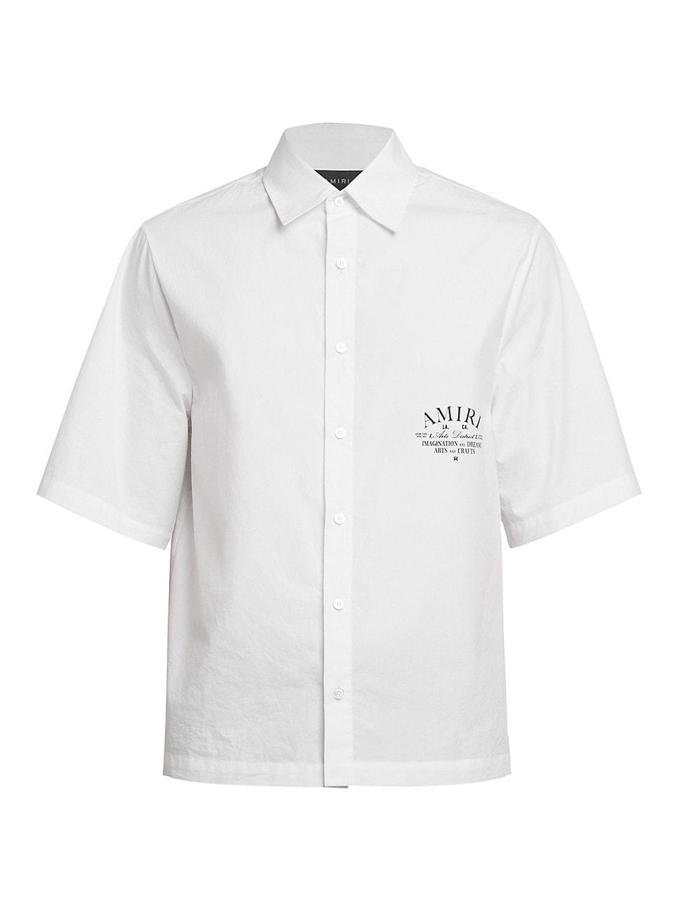 Mens Arts District Poplin Short-Sleeve Shirt Product Image