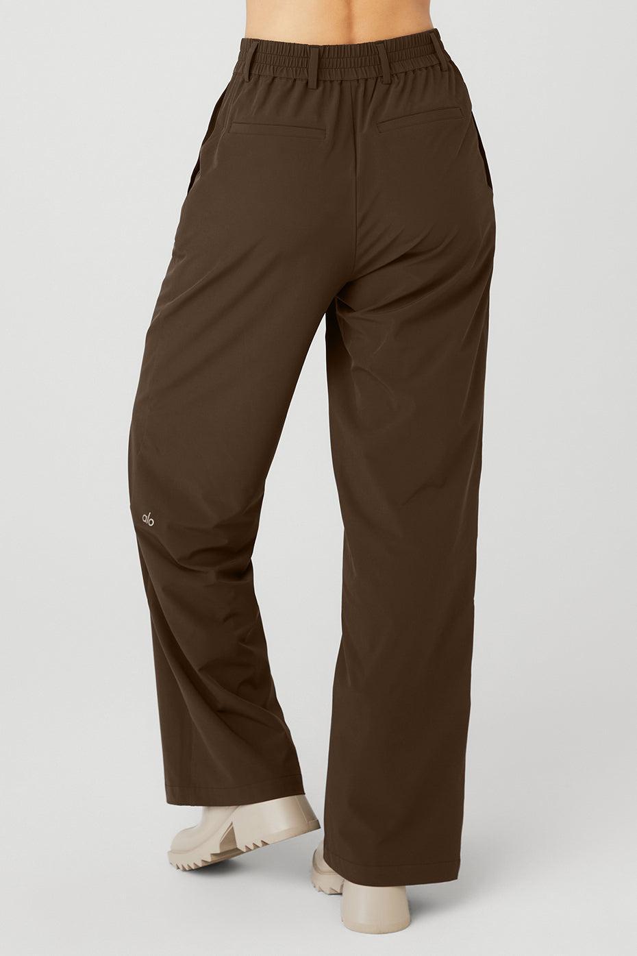 High-Waist Pursuit Trouser - Espresso Female Product Image