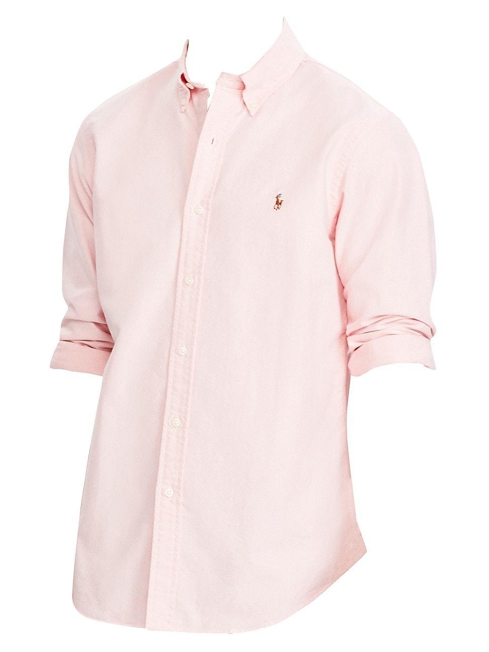 Mens Garment-Dyed Classic-Fit Oxford Shirt Product Image