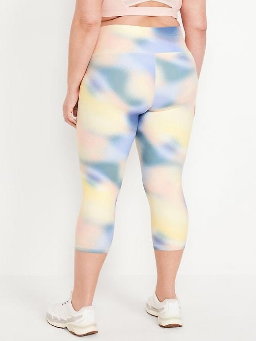 High-Waisted PowerSoft Crop Leggings Product Image