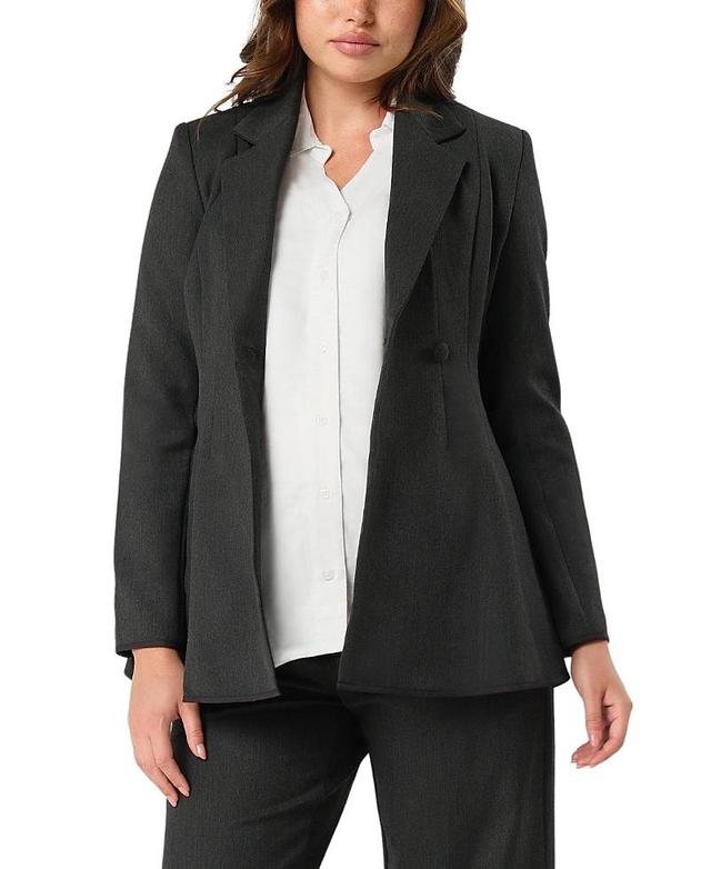 Marion Womens Tailored Maternity Workwear Blazer in Italian Stretch Suiting Fabric Product Image