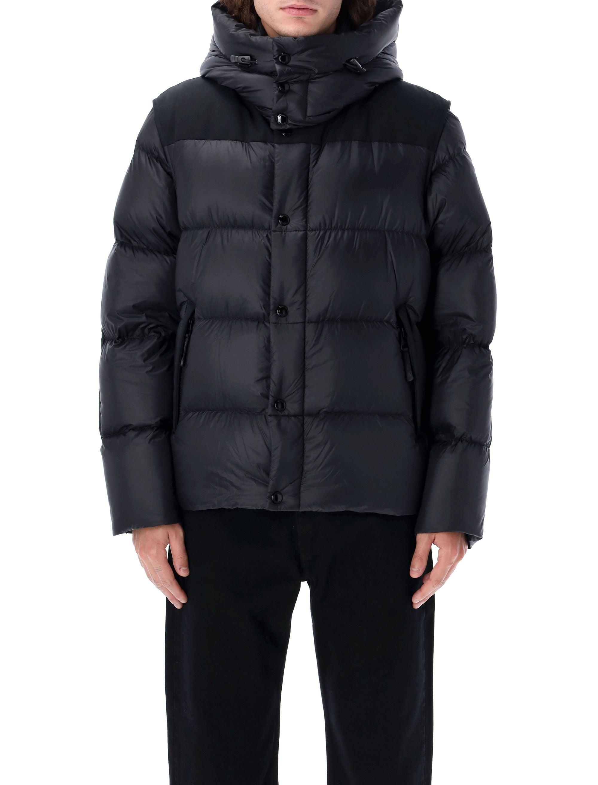 Black Nylon Padded Jacket Product Image