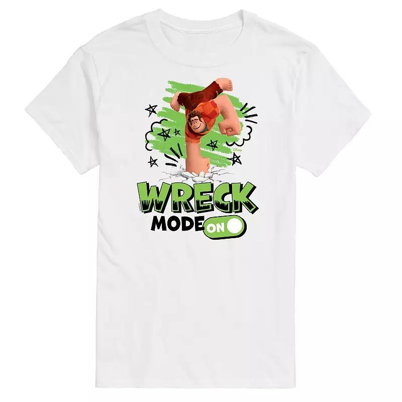 Disneys Wreck It Ralph Big & Tall Wreck Mode ON Graphic Tee, Mens Product Image