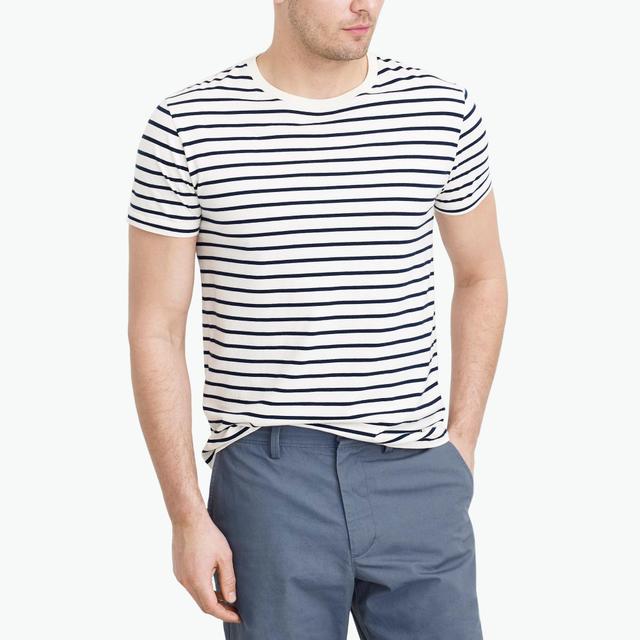 Slim broken-in striped tee Product Image