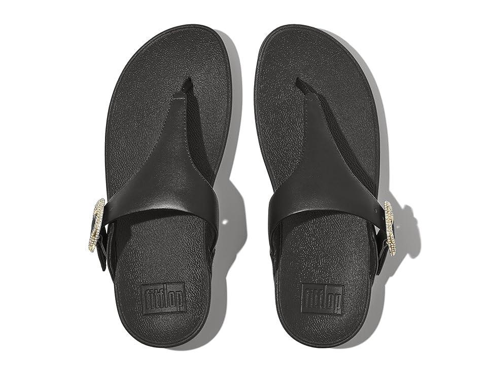 FitFlop Lulu Crystal Buckle Platform Flip Flop Product Image