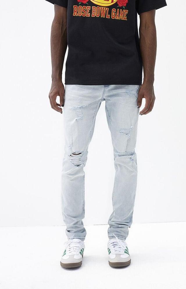 Men's Stacked Skinny Destroyed Jeans - 30W x 32L Product Image