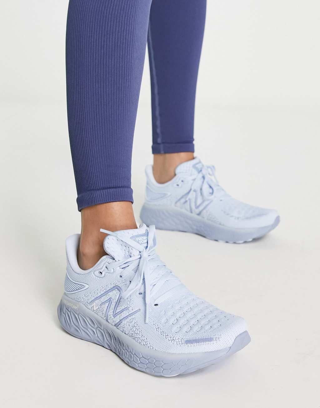 New Balance Running Fresh Foam X 1080v12 sneakers in pale blue Product Image