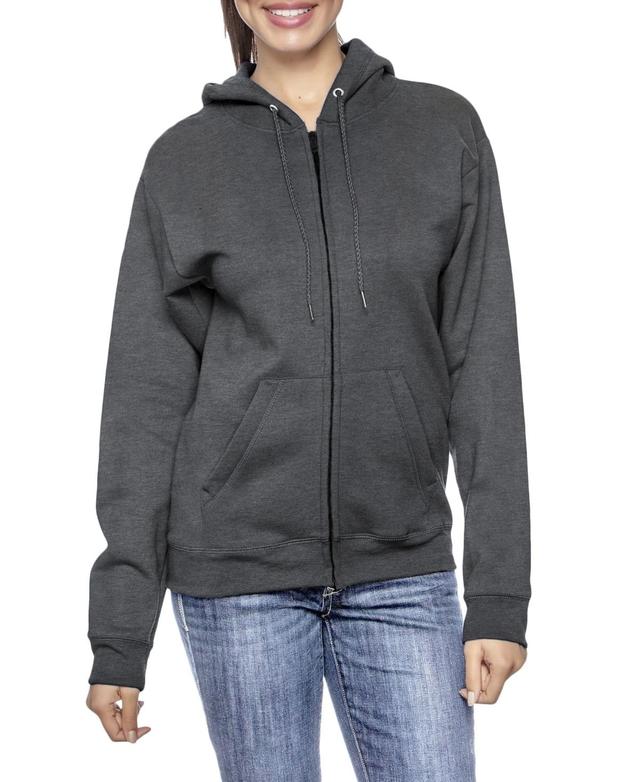 Galaxy By Harvic Womens Fleece-Lined Loose-Fit Full-Zip Sweater Hoodie Product Image