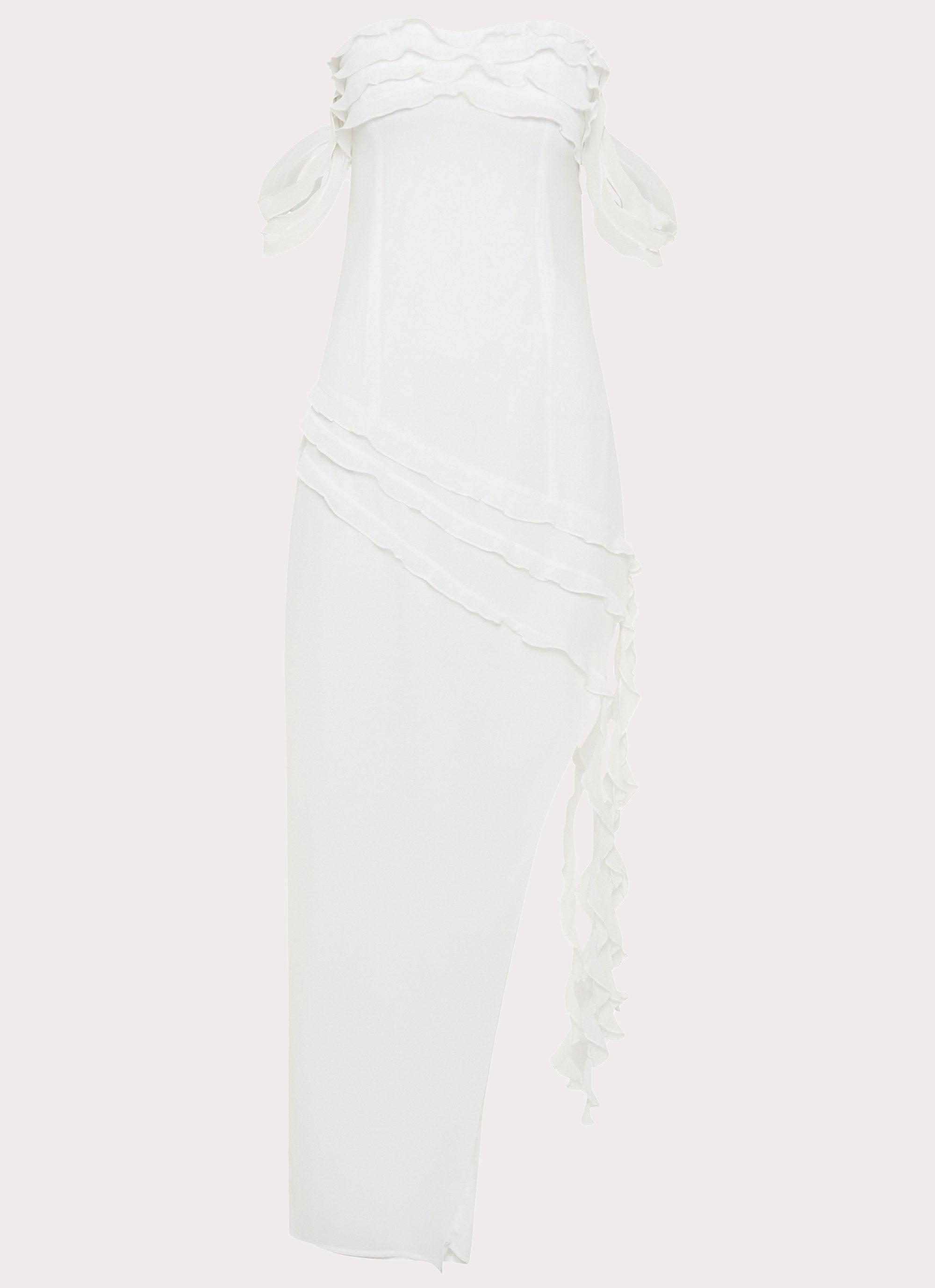 Alaska Maxi Dress - White Product Image