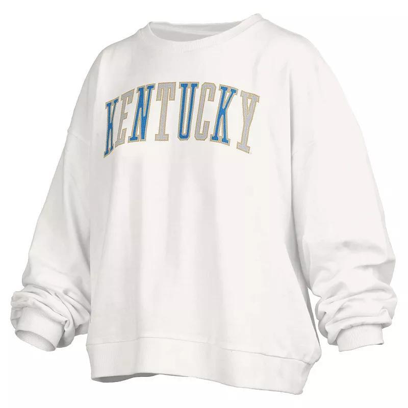 Womens Pressbox Kentucky Wildcats Janise Waist Length Oversized Pullover Sweatshirt Product Image