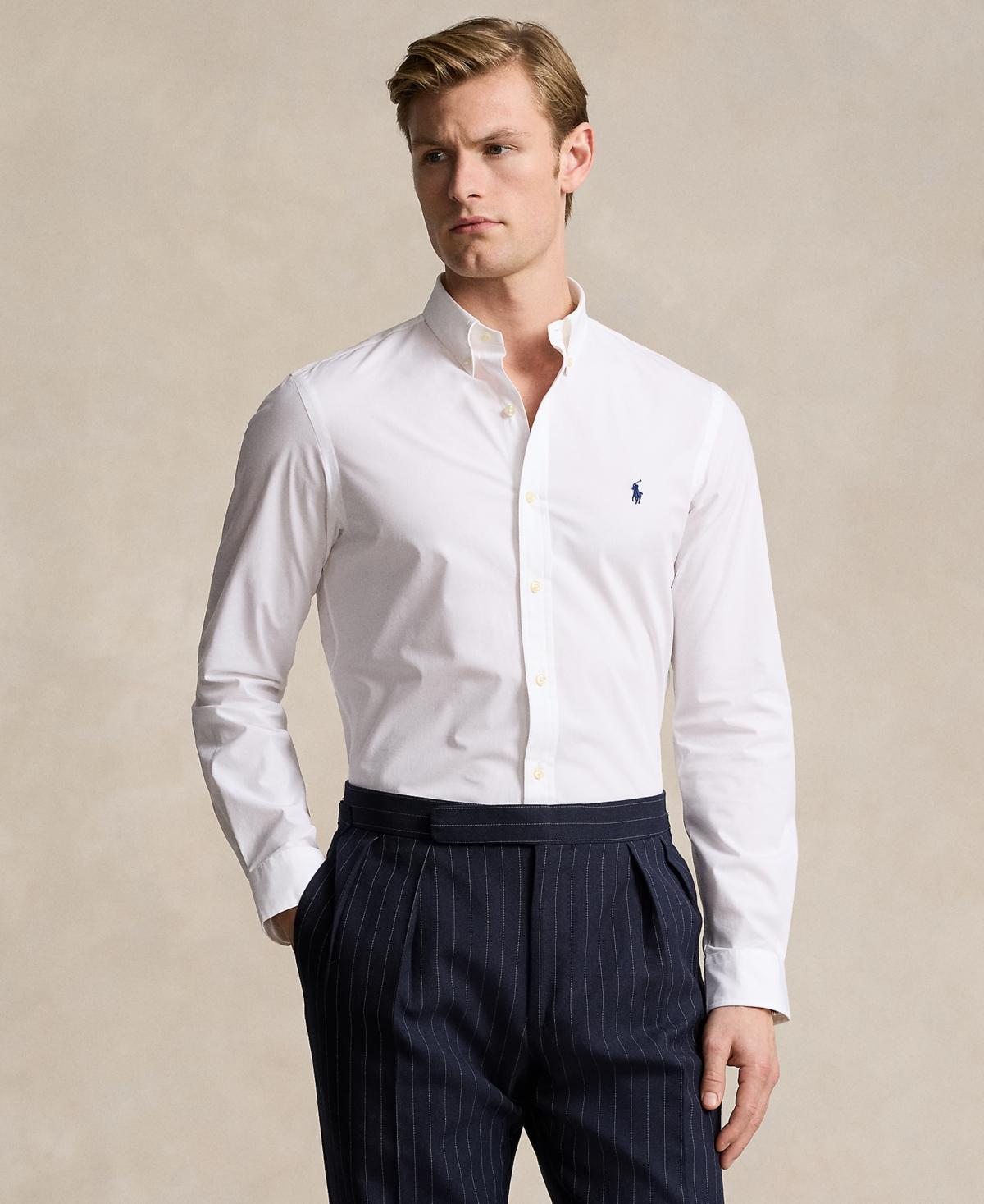 Polo Ralph Lauren Mens Slim-Fit Stretch Poplin Shirt Product Image