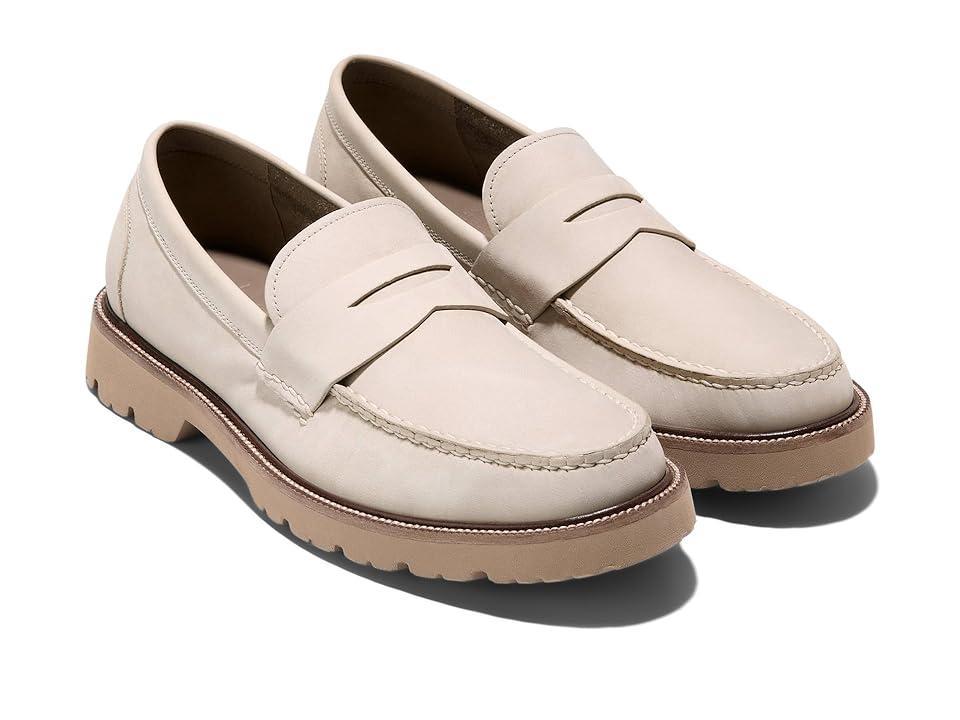 Cole Haan American Classics Penny Loafer (Silver Lining Nubuck/Dark Latte) Men's Shoes Product Image