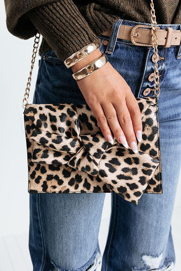 Celebrity Chic Leopard Clutch Product Image