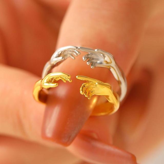 Metal Hand Open Ring Product Image