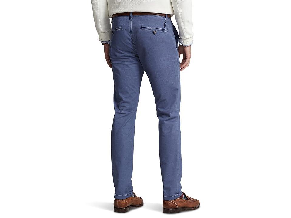 Polo Ralph Lauren Stretch Slim Fit Chino Pants (Light Navy) Men's Casual Pants Product Image