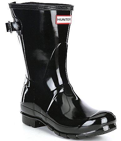 Hunter Original Short Adjustable Back Gloss Waterproof Rain Boot Product Image