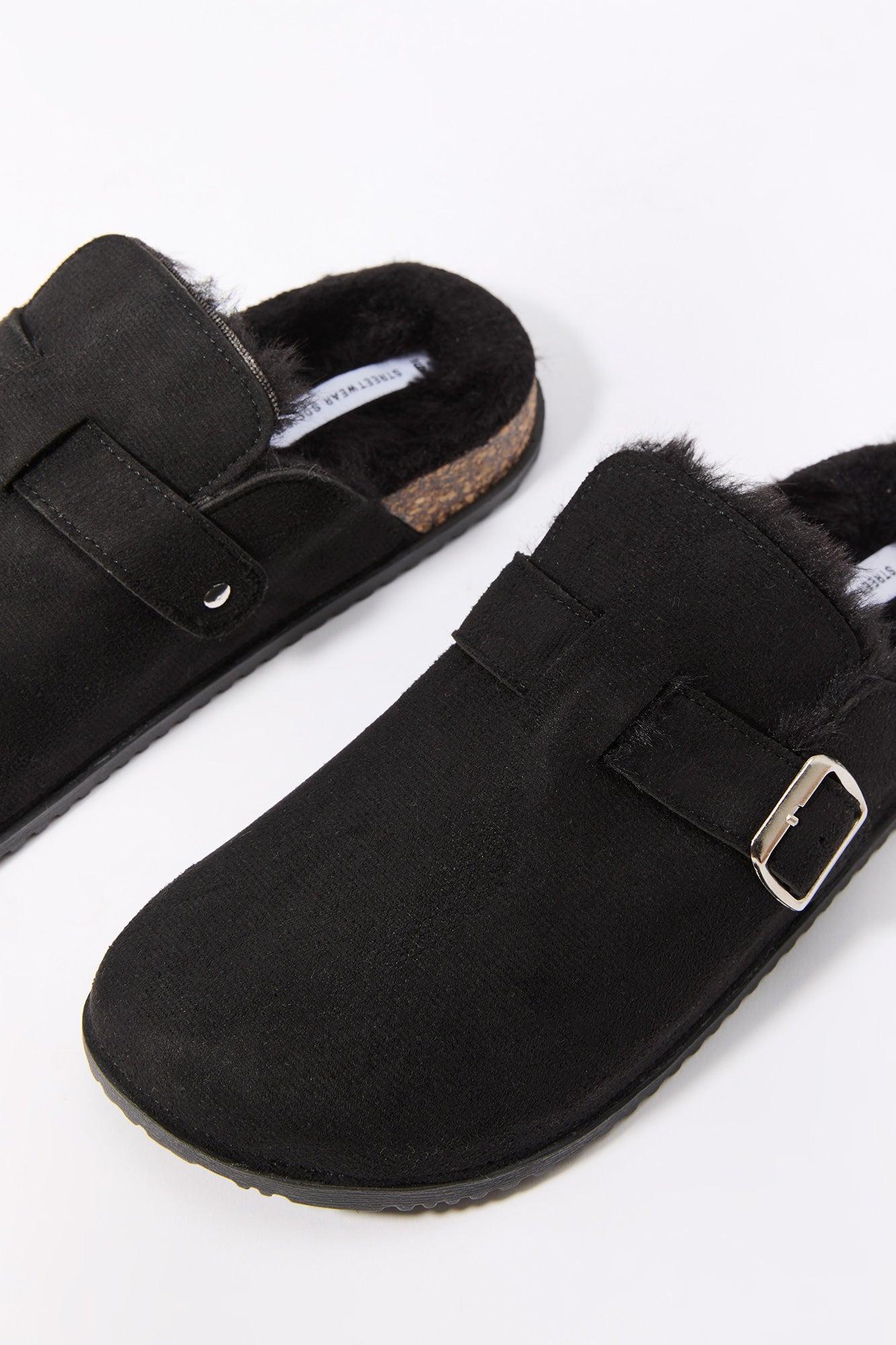 Faux Fur Lined Cork Slide Female Product Image