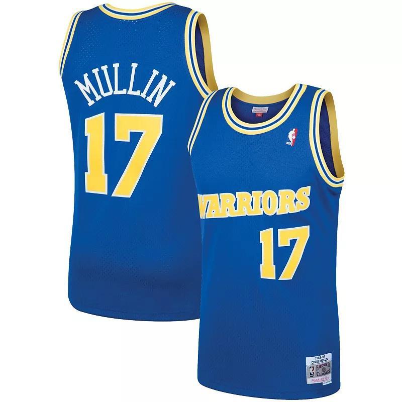 Mens Chris Mullin Royal Golden State Warriors 1993-94 Hardwood Classics Swingman Player Jersey - Royal Product Image