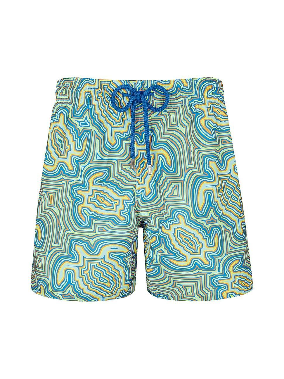 Mens Mahina Abstract Swim Trunks Product Image