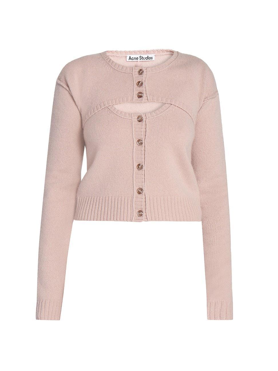 Womens Kileno Wool-Cashmere Layered Sweater Product Image