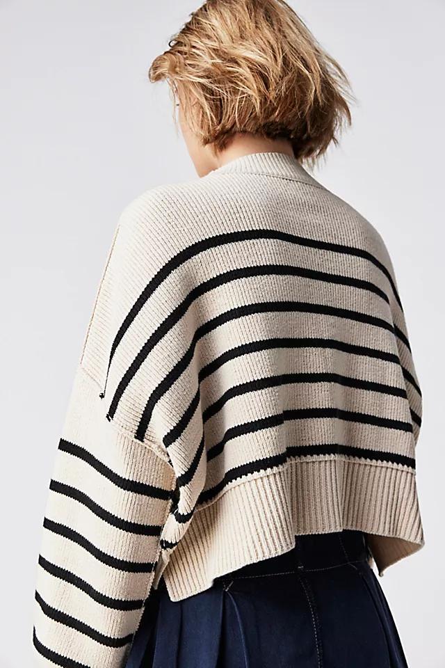 Easy Street Stripe Crop Pullover Product Image