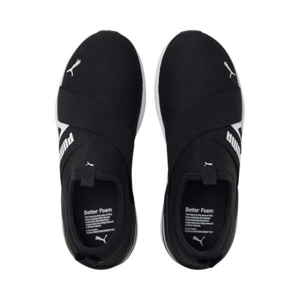 PUMA Better Foam Prowl Slip-On Women's Training Shoes in Black/White Product Image