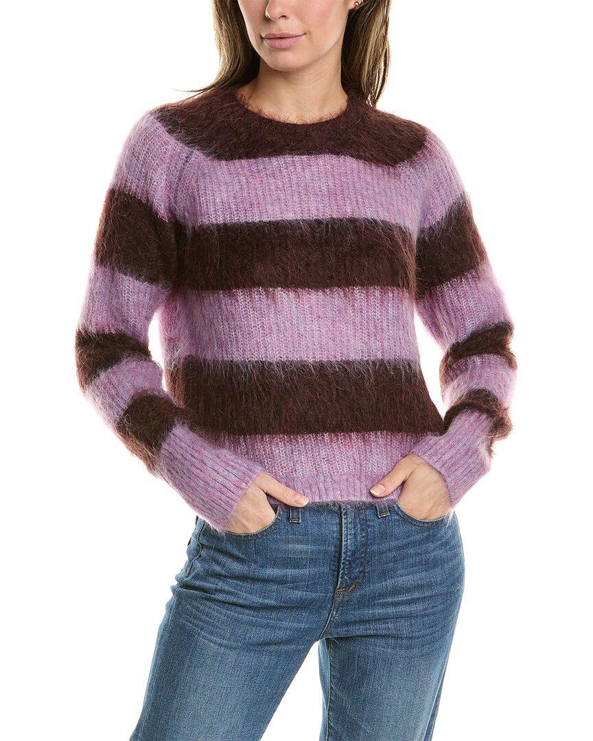 Lou Mohair-blend Sweater In Purple Product Image