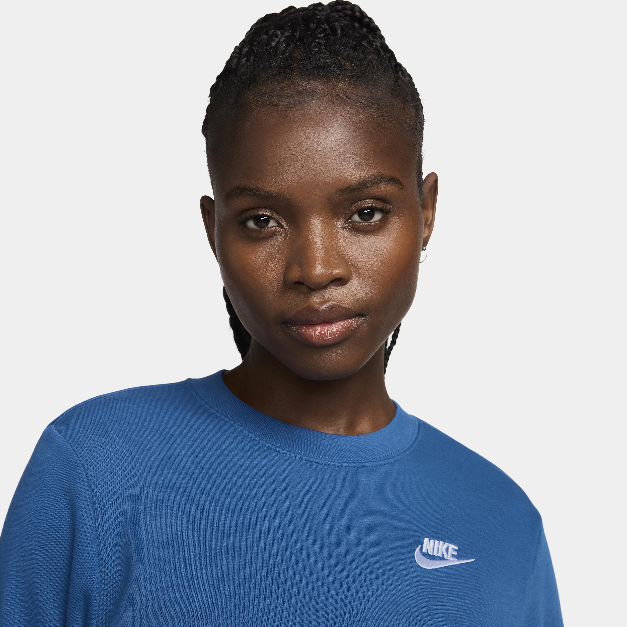 Women's Nike Sportswear Club Fleece Crew-Neck Sweatshirt Product Image