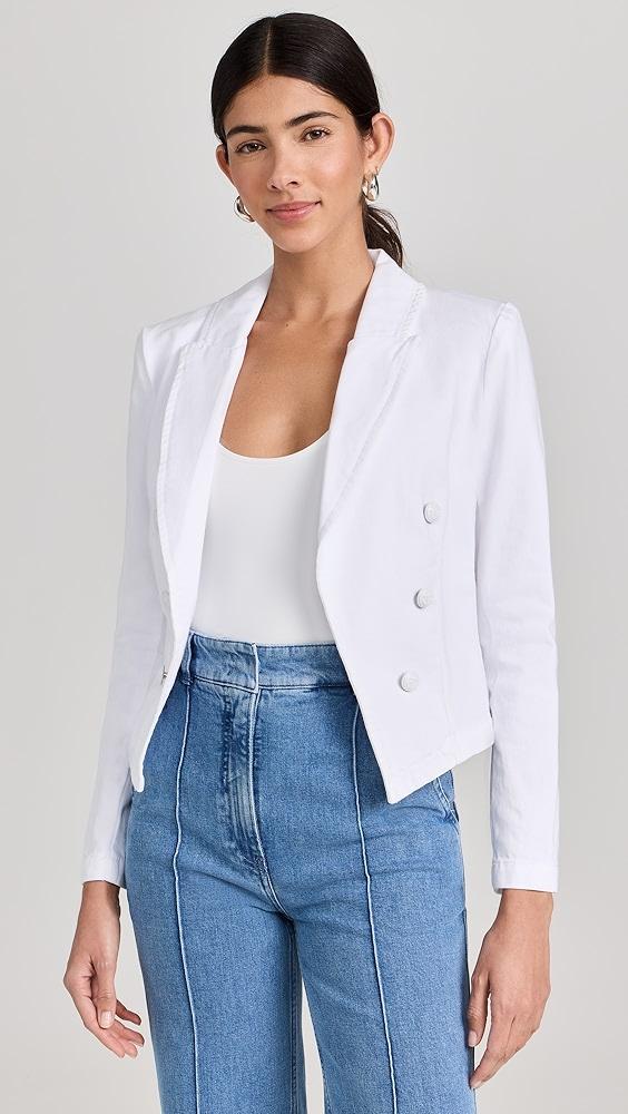 L'AGENCE Wayne Crop Double Breast Jacket | Shopbop Product Image