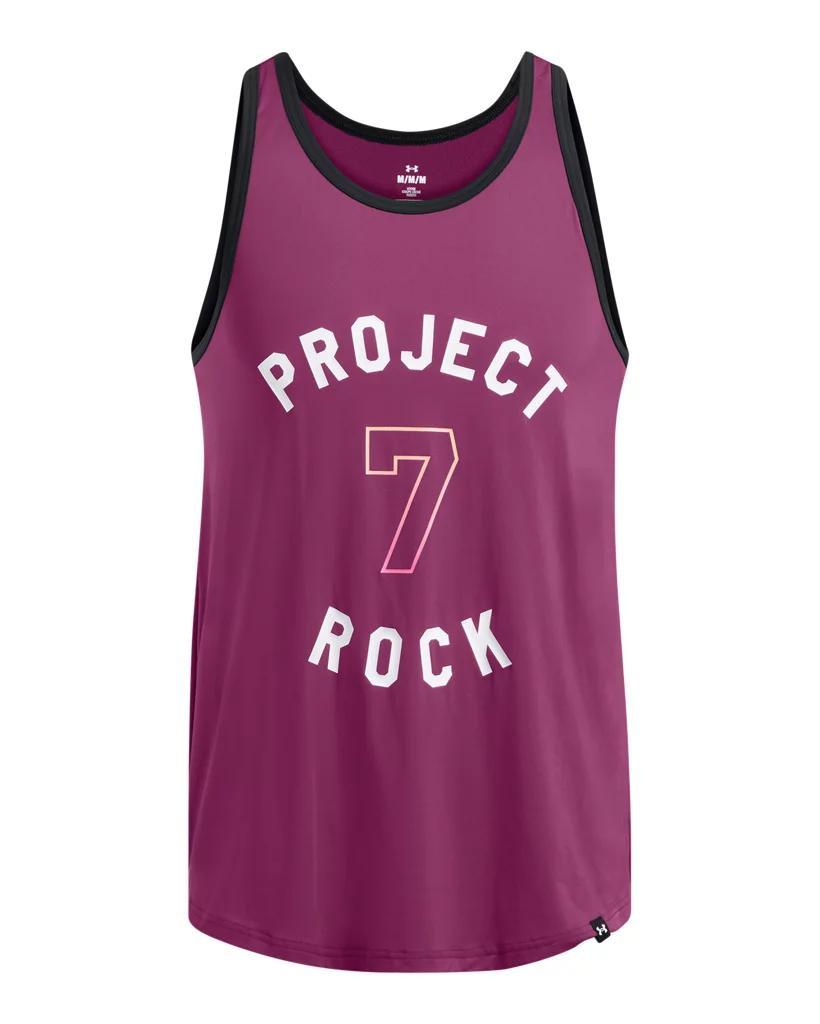 Men's Project Rock Mesh Badge Of Honor Tank Product Image