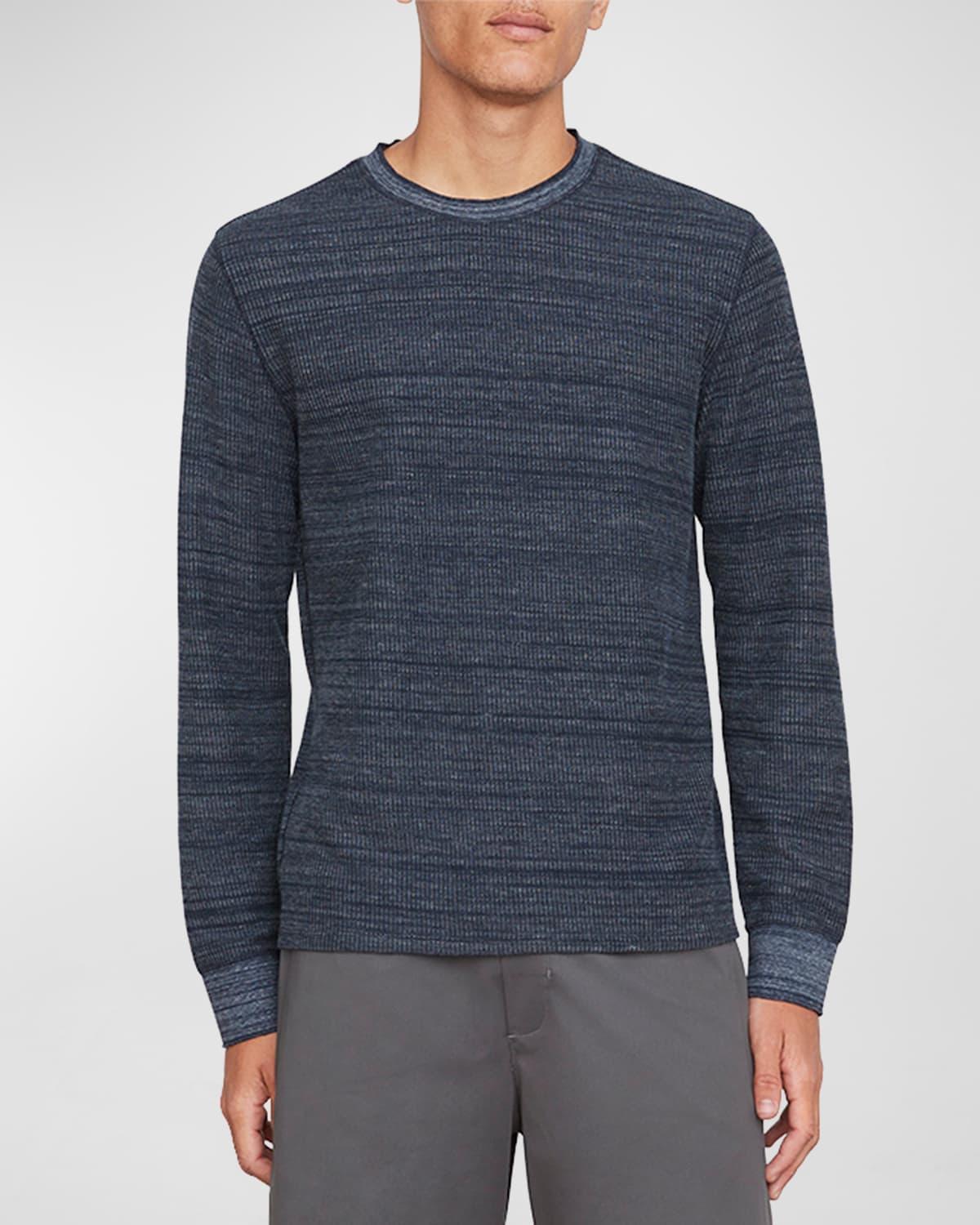 Mens Thermal Long-Sleeve Crewneck T-Shirt Product Image