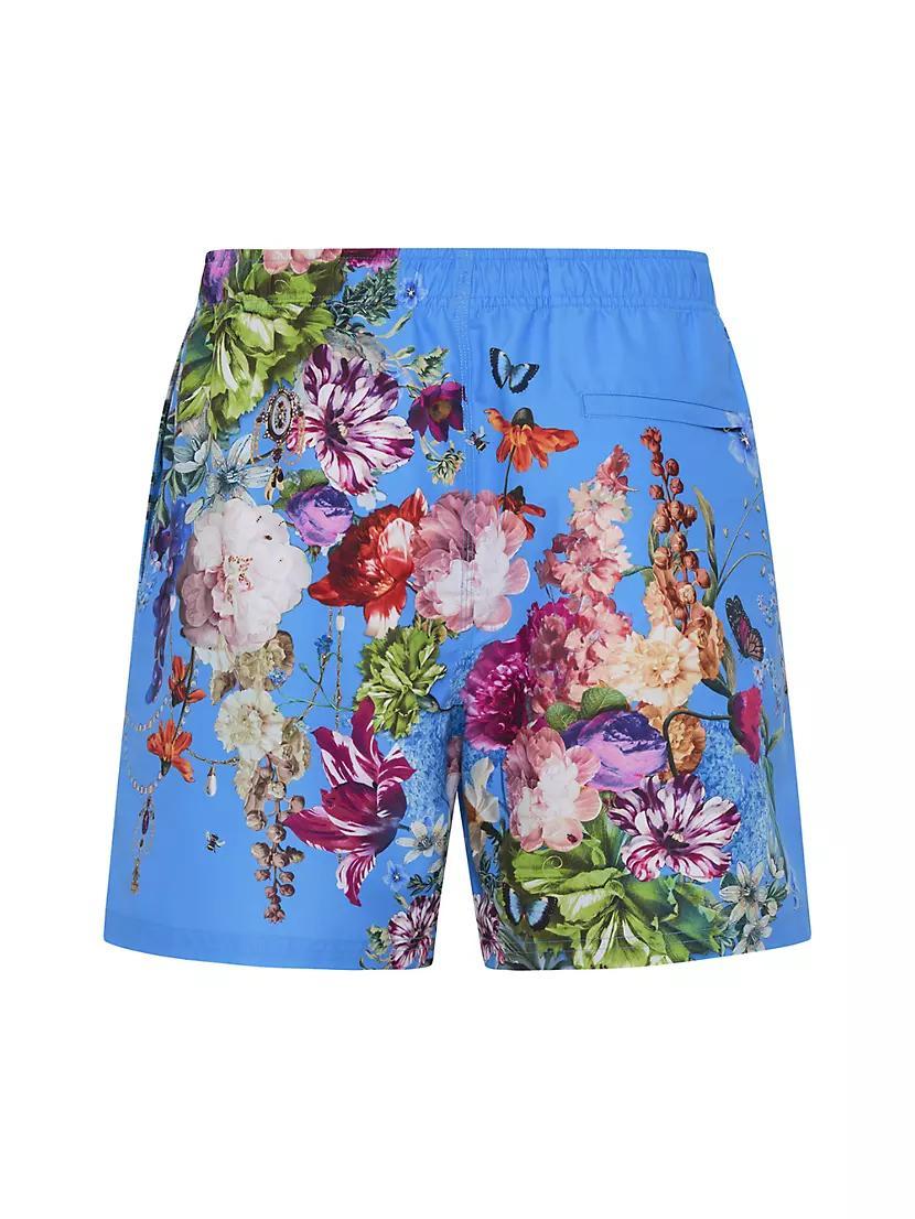 Mid-Length Floral Board Shorts Product Image