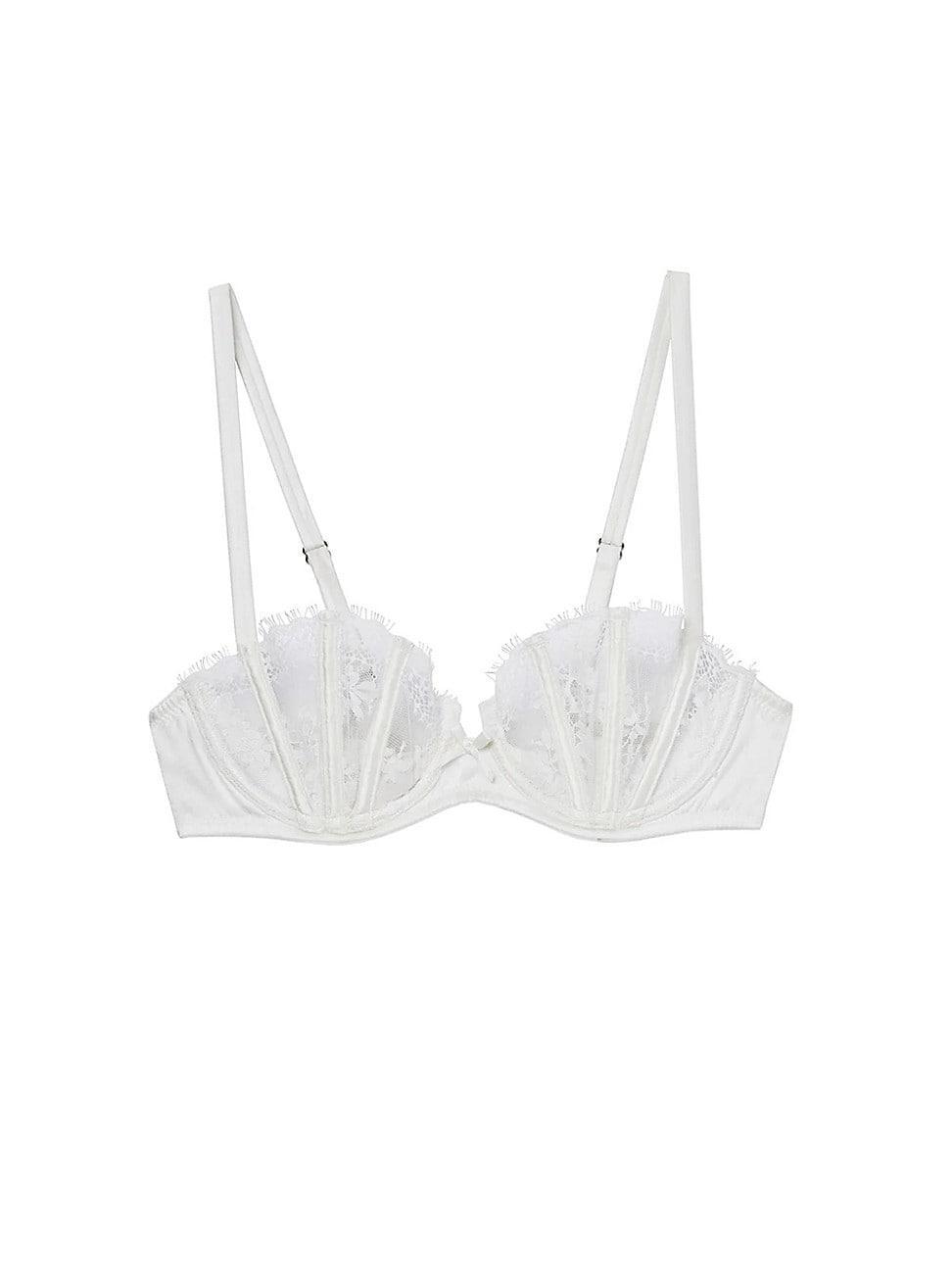 Womens Frankie Lace Boned Balconette Bra Product Image