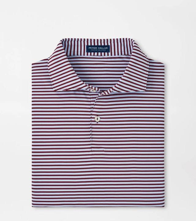 Peter Millar Mens Sawyer Performance Jersey Polo | Color: Vermouth | Size: XXL Product Image